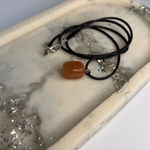 Colar com Pedra Cornalina