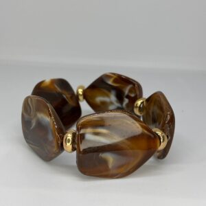 Pulseira de Marmorizado Cor Terra