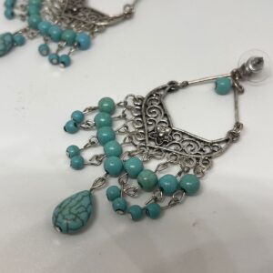 Brinco de Leque Azul