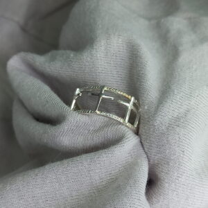 Anel Vazado com 4 Cruzes Lado a Lado tam 18