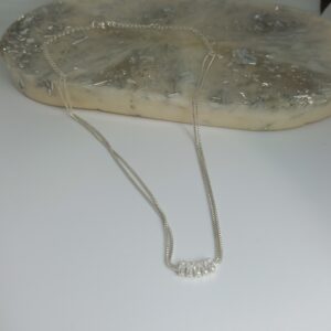 Corrente Dupla com Filetes de Zicônia