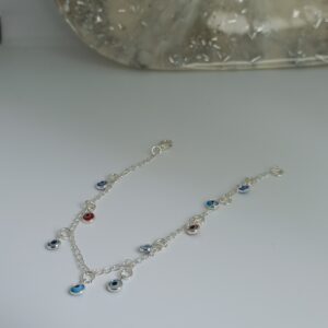 Pulseira Olho Grego Cores Intercalando