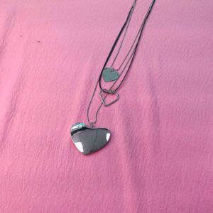 Trio de Colares de Coração