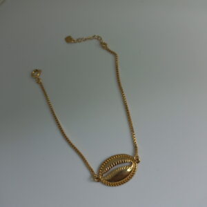 Pulseira de Búzio Vazado e Pontilhado